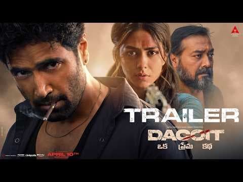 Watch Dacoit - Trailer / Teaser (2026) | Adivi Sesh | Mrunal Thakur Telugu video